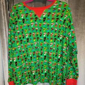 Wondershop Multi Santa Womens Plus Size Pajamas by Alice Butts Size 1X